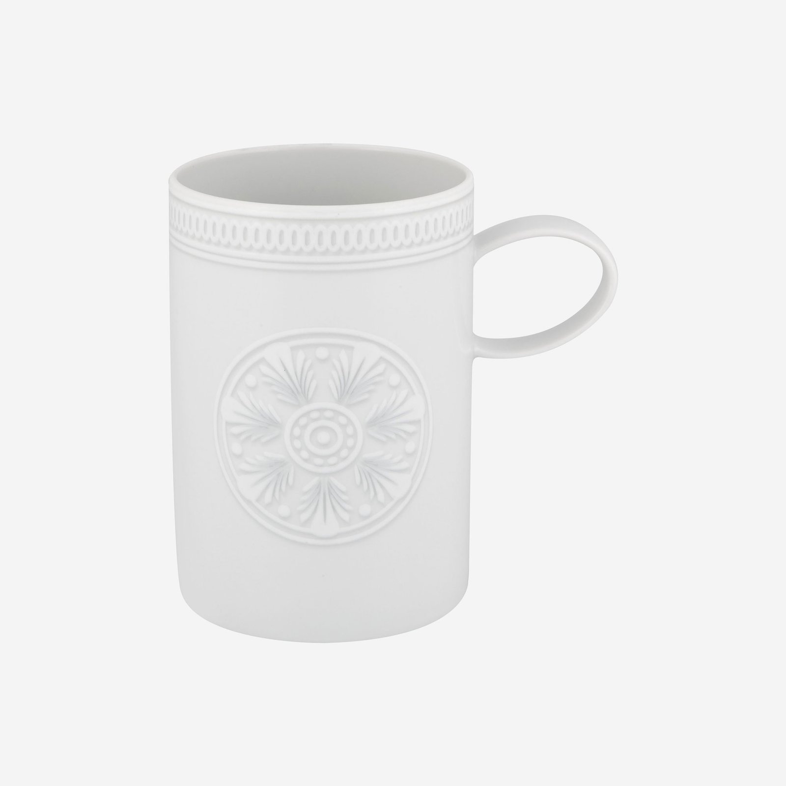 Vista Alegre Ornament Beyaz Porselen Kupa 400 Ml