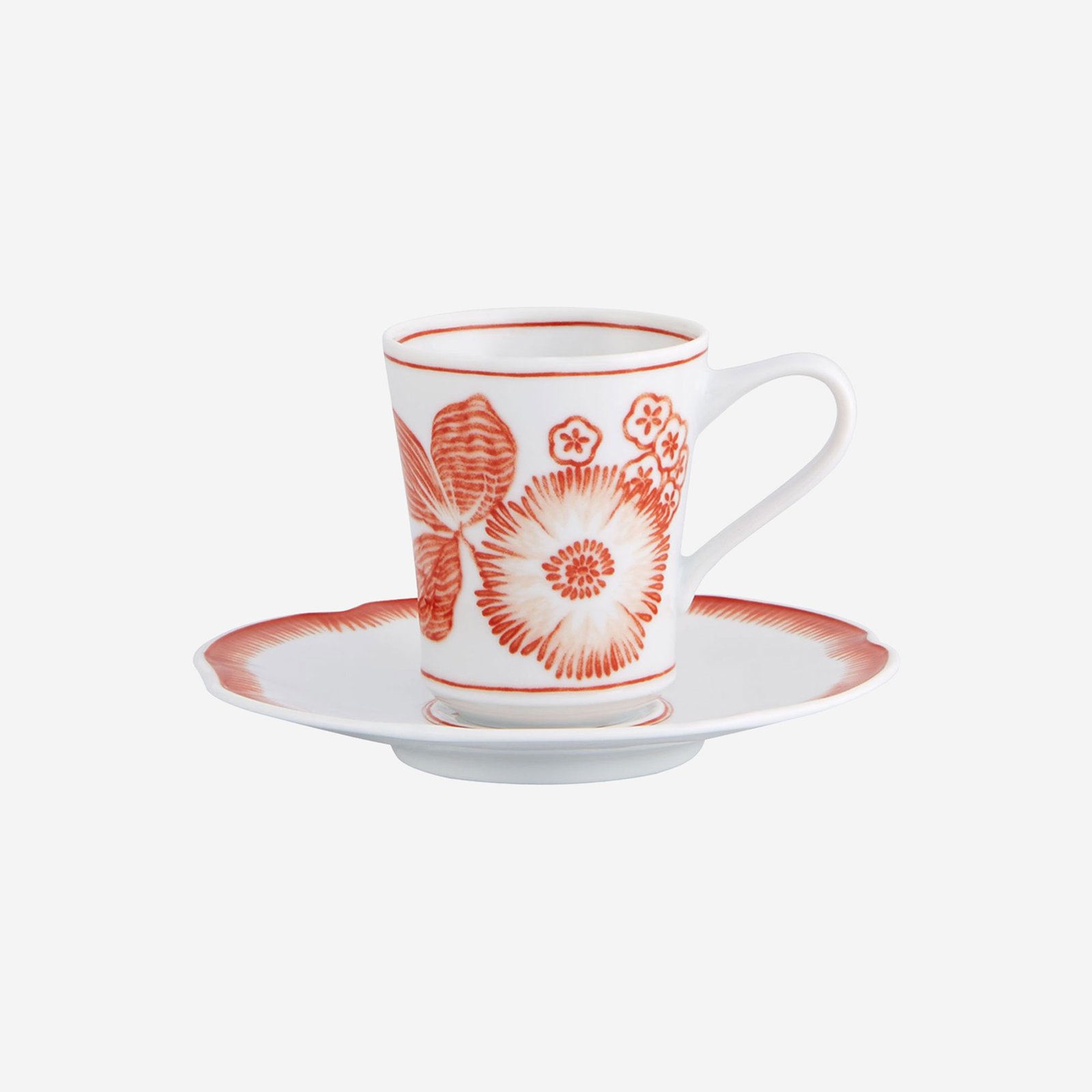 Vista Alegre Coralina Turuncu Porselen Kahve Fincanı 130 Ml