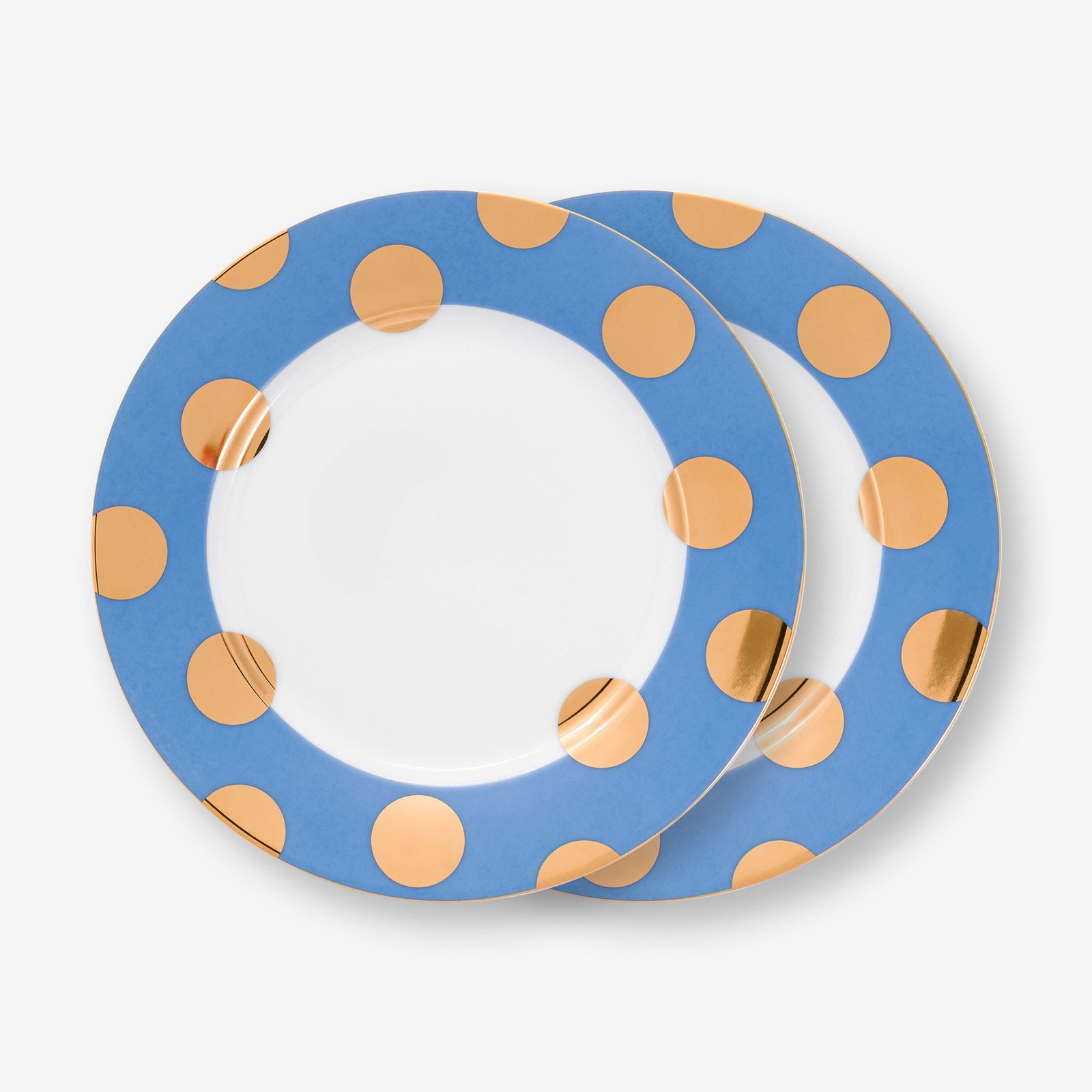 Pip Studio Dot Delight Mavi Porselen Kahvaltı Tabağı 21 Cm