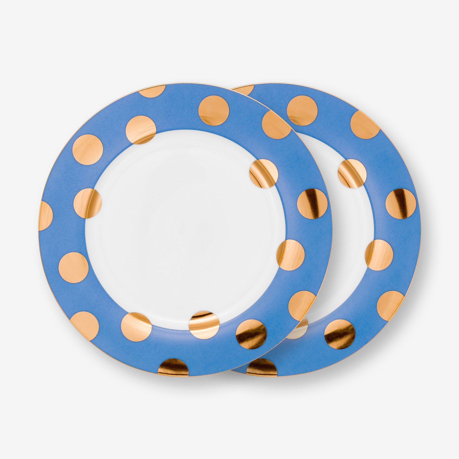 Pip Studio Dot Delight Mavi Porselen Yemek Tabağı 26,5 Cm
