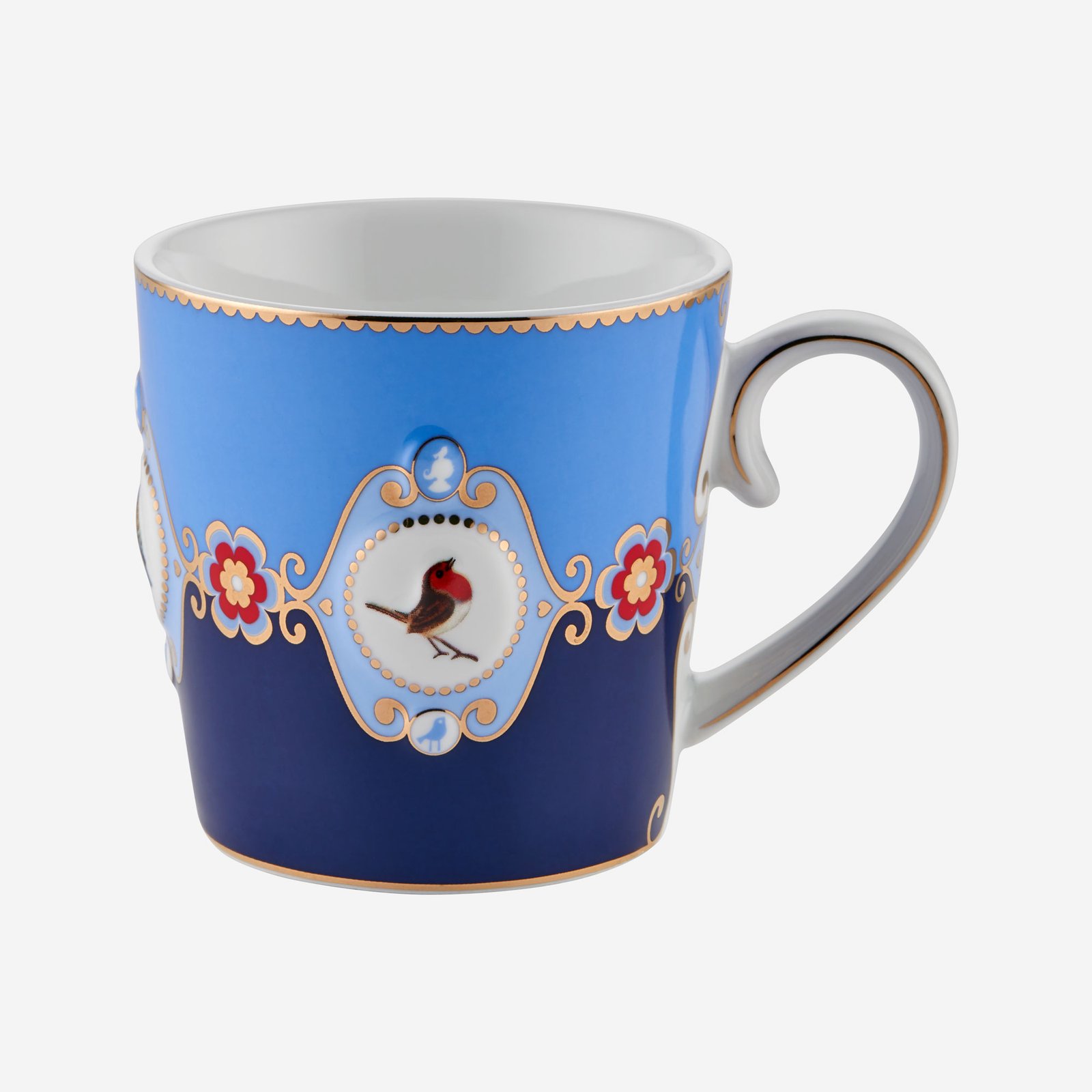 Pip Studio Love Birds Mavi Porselen Kupa 250 Ml