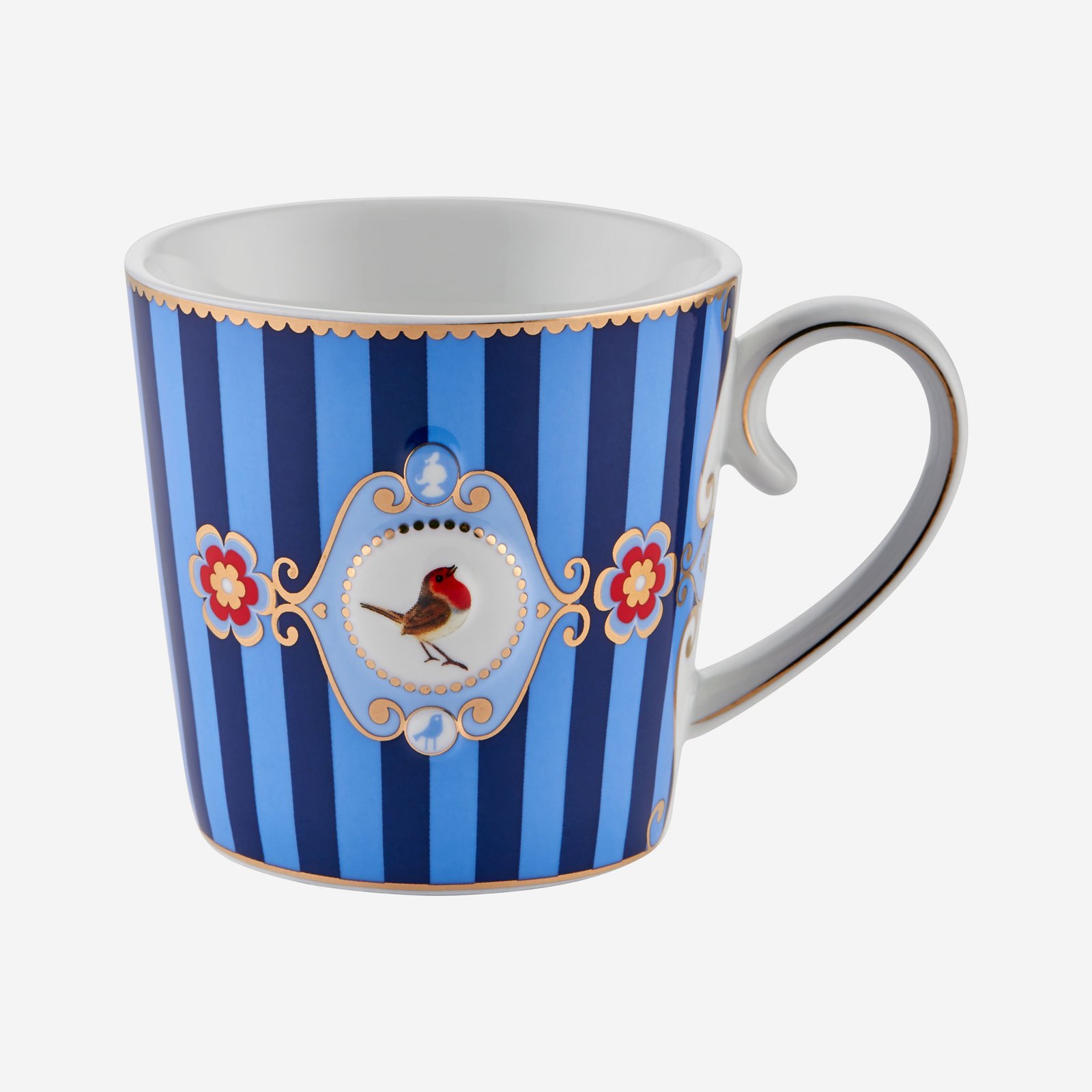 Pip Studio Love Birds Mavi Porselen Kupa 250 Ml