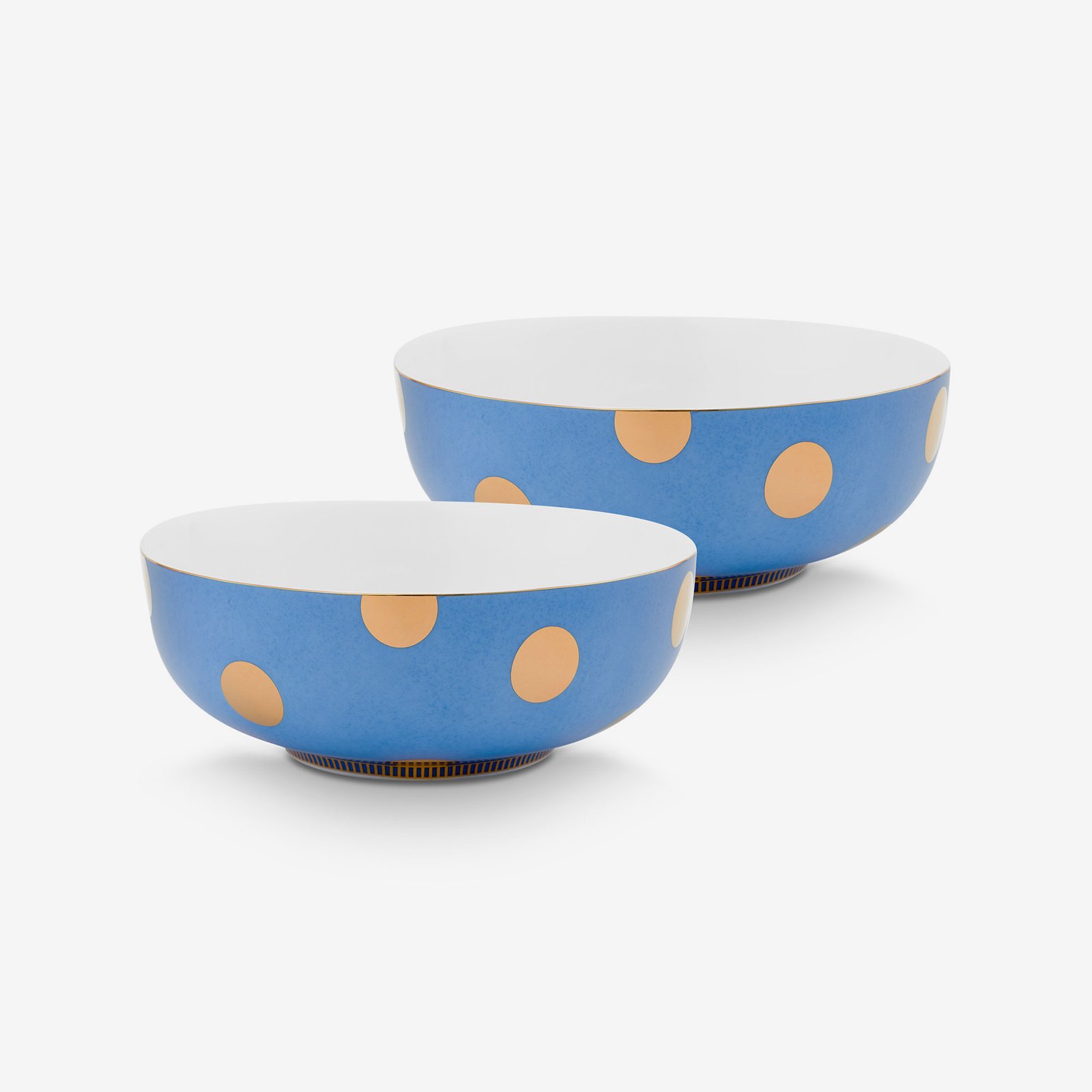 Pip Studio Dot Delight Mavi Porselen Kase 20 Cm
