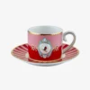 Pip Studio Love Birds Kırmızı Porselen Kahve Fincanı 90 Ml