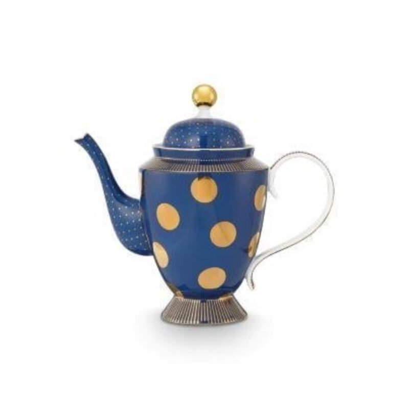 Pip Studio Dot Delight Altın/Lacivert Demlik 1200 Ml