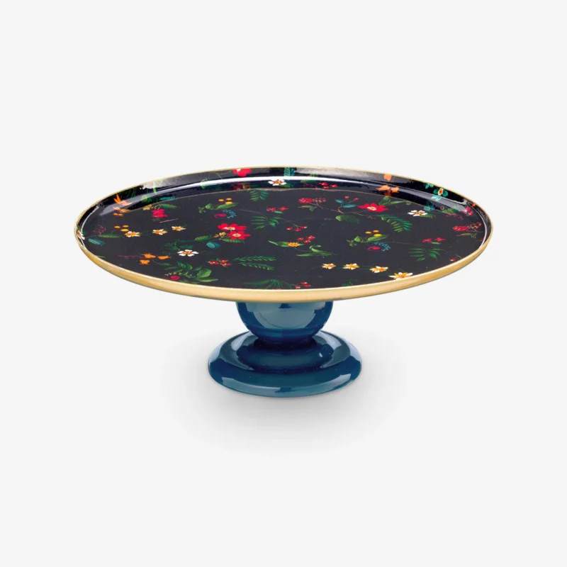 Pip Studio Berry Blues Mavi Metal Kek Standı 24x9 Cm