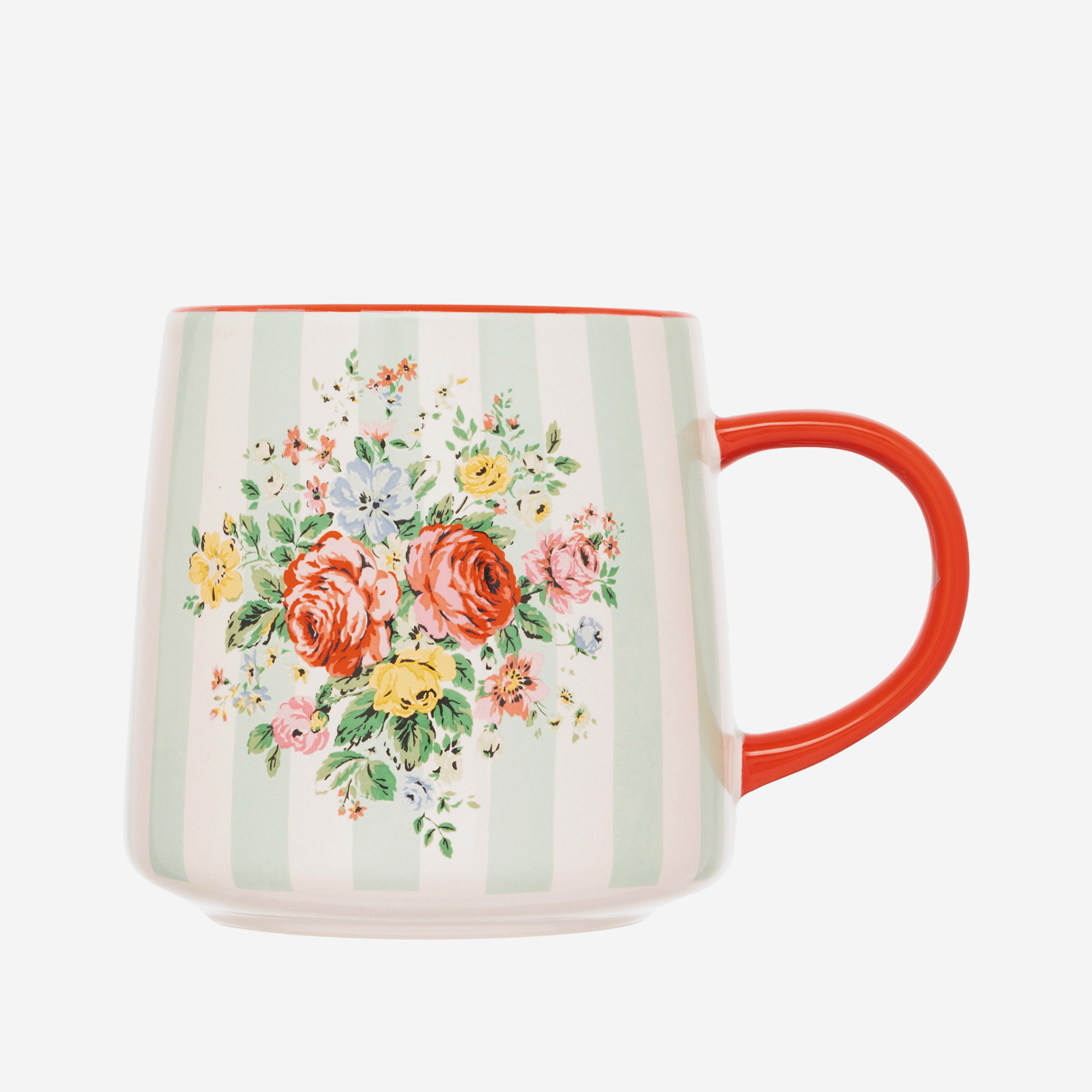 Cath Kidston Feels Like Yeşil Porselen Kupa 340 Ml