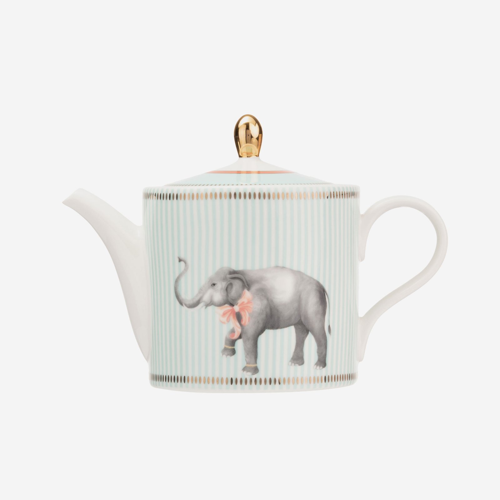 Yvonne Ellen Animals Yeşil Porselen Demlik 500 Ml