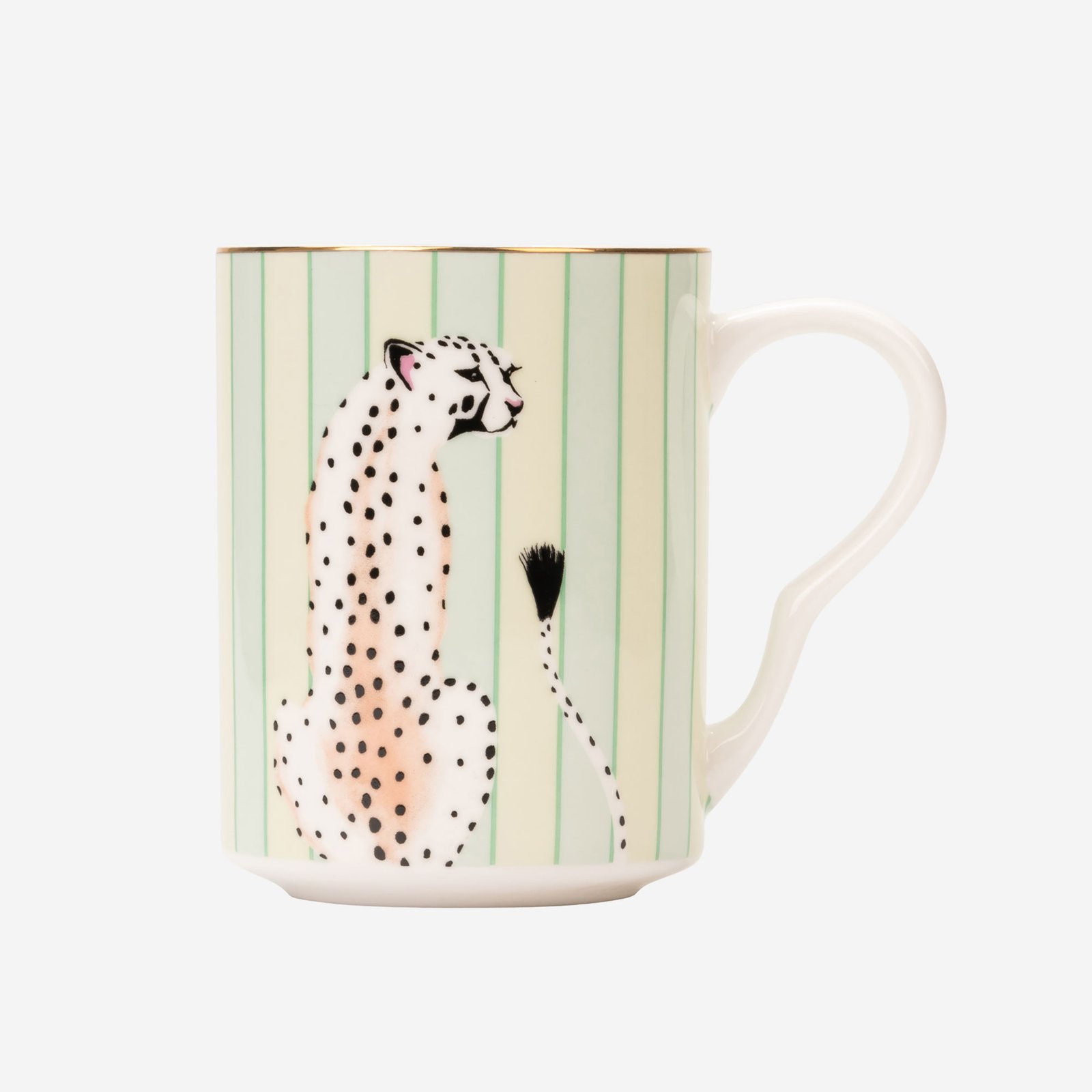 Yvonne Ellen Animals Beyaz Porselen Kupa 350 Ml