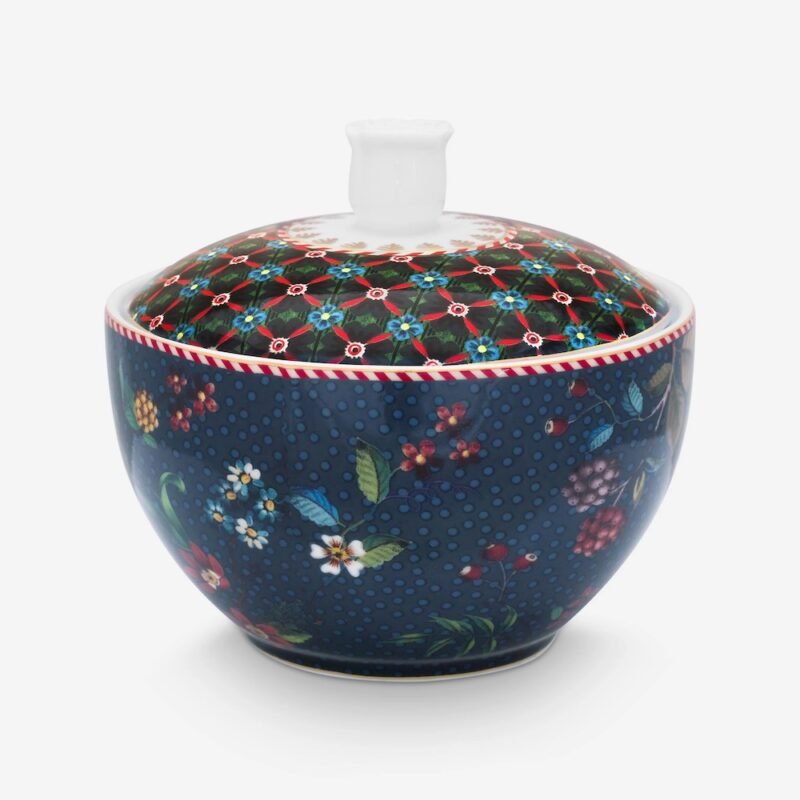Pip Studio Berry Blues Mavi Porselen Şekerlik 300 Ml