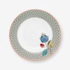 Pip Studio Fantasy Blooming Tales Mavi Porselen Çukur Tabak 21,5 Cm