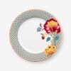 Pip Studio Fantasy Blooming Tales Mavi Porselen Yemek Tabağı 26,5 Cm