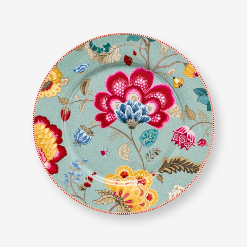 Pip Studio Fantasy Blooming Tales Mavi Porselen Supla 32 Cm