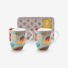 Pip Studio Fantasy Blooming Tales Mavi Porselen Kupa Seti 350 Ml