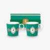 Pip Studio Love Birds Yeşil Madalyon Porselen Kupa Seti 250 Ml