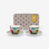 Pip Studio Fantasy Blooming Tales Mavi Porselen Çay Fincan Seti 280 Ml