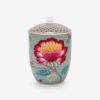 Pip Studio Fantasy Blooming Tales Mavi Porselen Saklama Kabı 1500 Ml