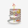 Pip Studio Fantasy Blooming Tales Mavi Porselen Kek Standı 26,5 Cm
