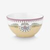 Pip Studio Lily & Lotus Sarı Porselen Salata Kasesi 15 Cm