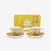 Pip Studio Lily & Lotus Sarı Porselen Kahve Fincan Seti 120 Ml