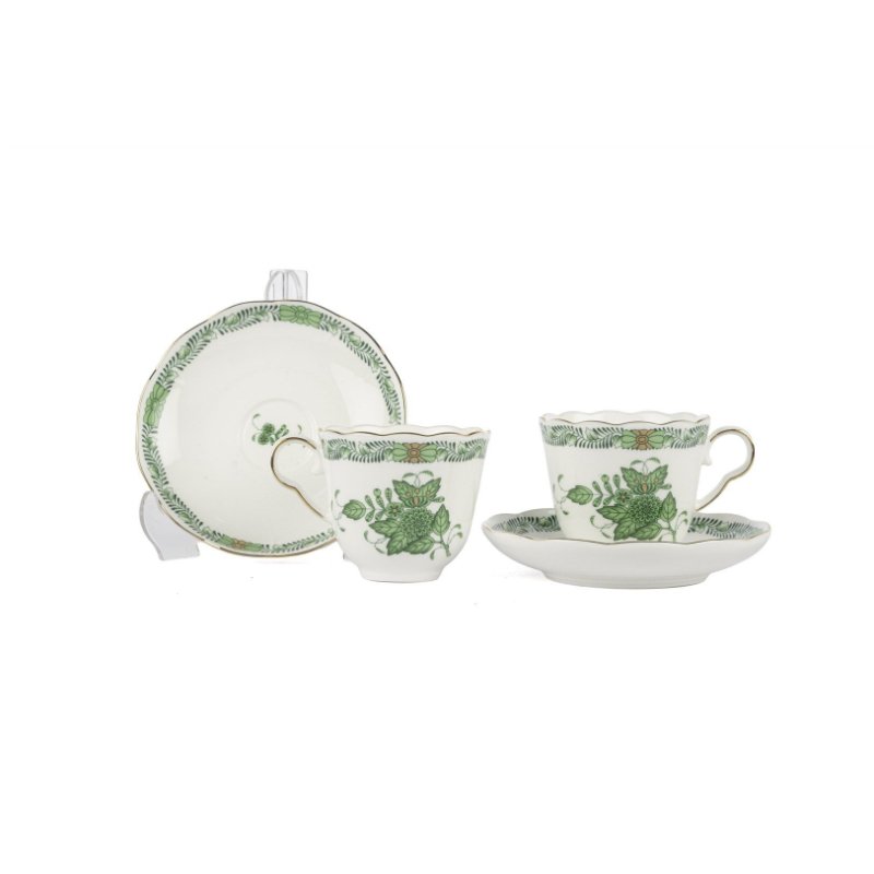 Mikasa Moor Jardin De Vert Yeşil 2li Kahve Fincan Seti 100cc