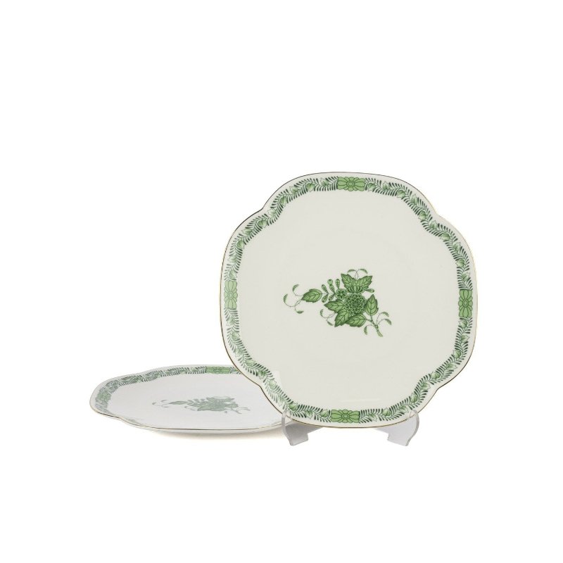 Mikasa Moor Jardin De Vert Yeşil 2li Pasta Tabağı 20cm