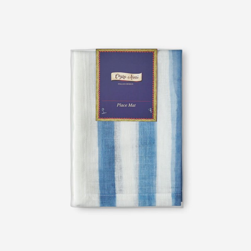 Chiara Alessi Cote D Azur Mavi Polyester Amerikan Servis 35x50 Cm