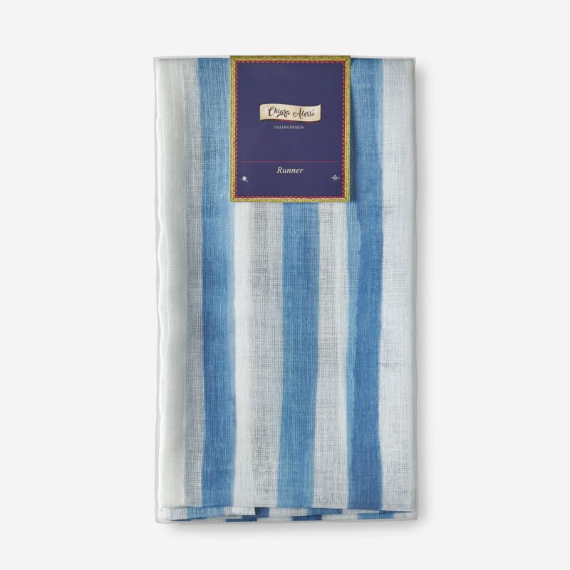 Chiara Alessi Cote D Azur Mavi Polyester Runner 50x150 Cm