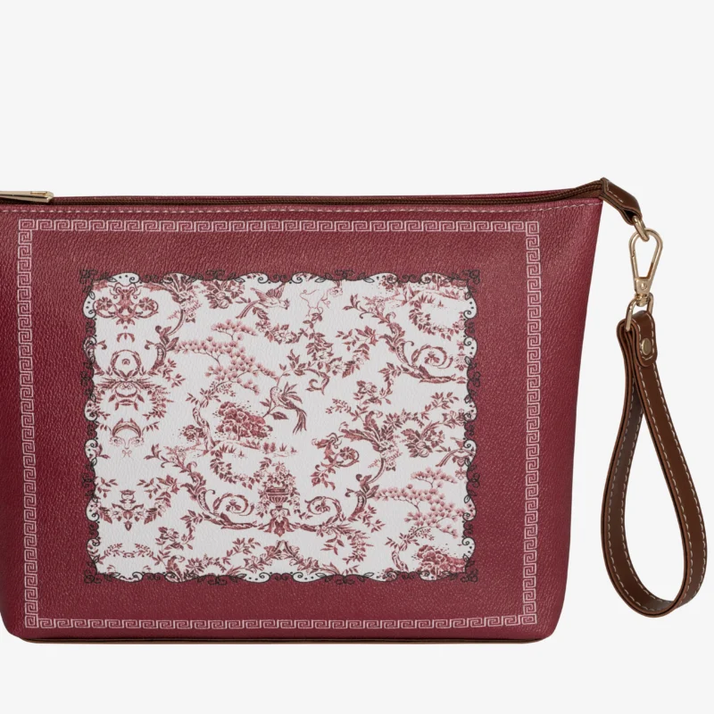 Chiara Alessi Bordo Vegan Deri Clutch & Portföy Çanta