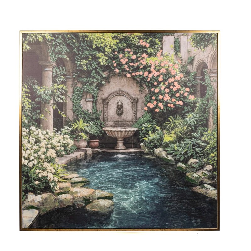 Gizli bahçe 100x100 Tablo