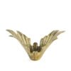 Antik Gold Dalga Dek Obje 18x35x18cm