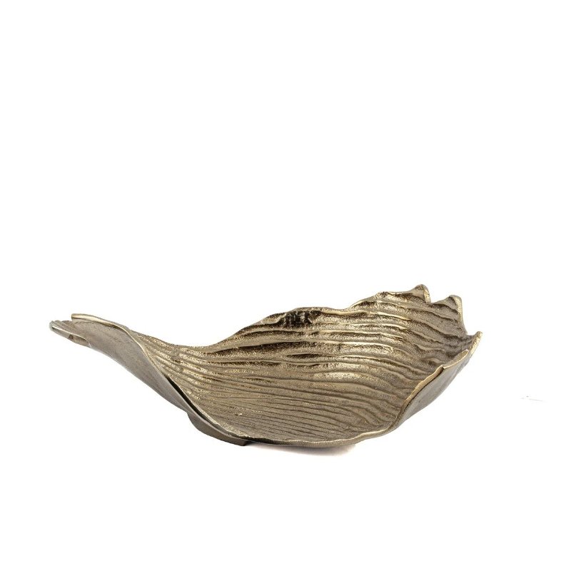 Antik Bronz Dek Tabak 36x22x9cm