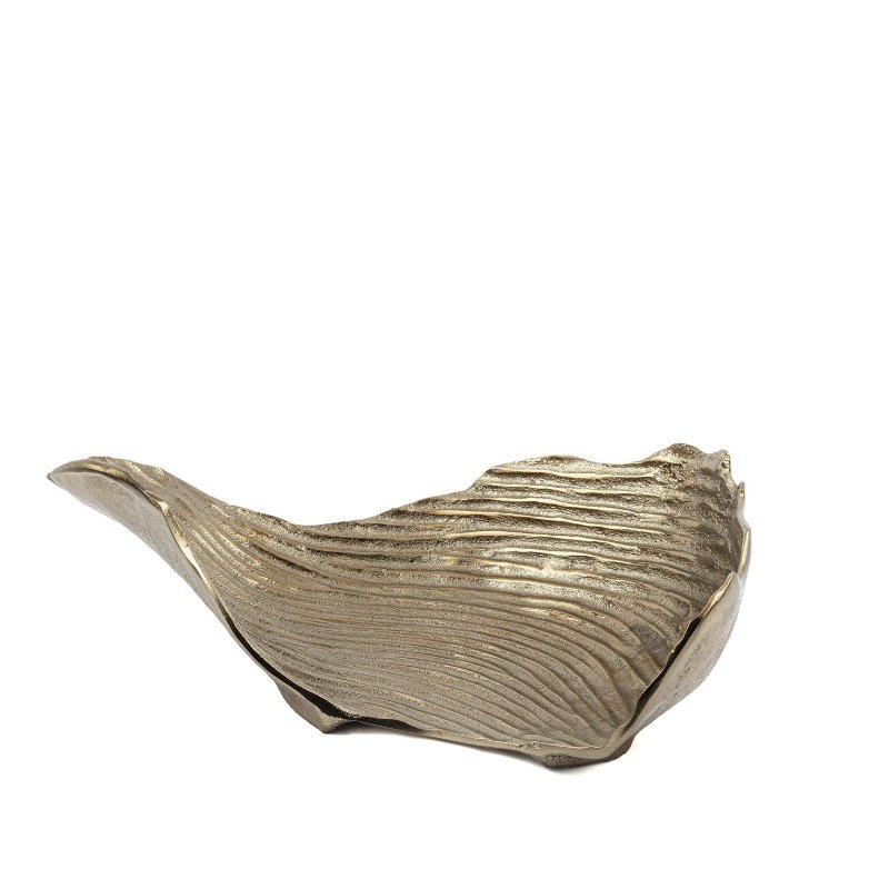 Antik Bronz Dek Tabak 51x30x13cm