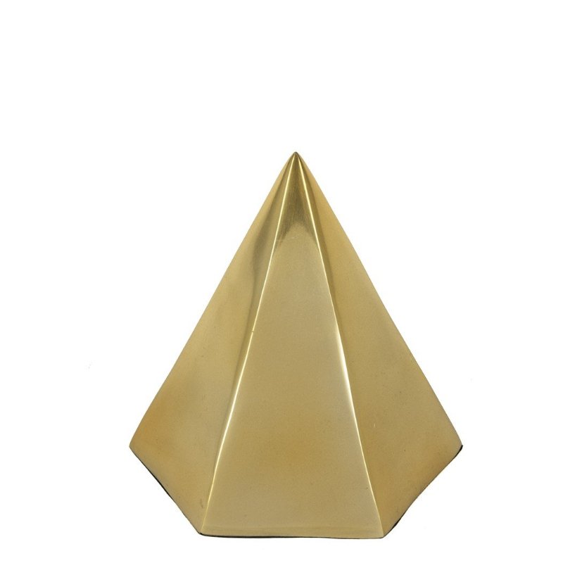 Gold Dekoratif Piramit 22x22cm
