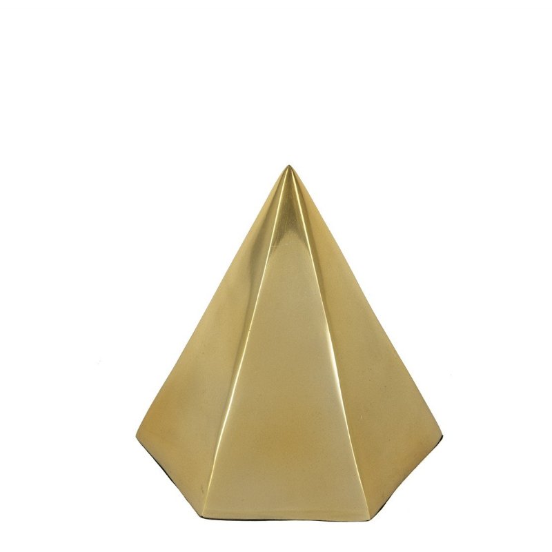 Gold Dekoratif Piramit 17x17cm