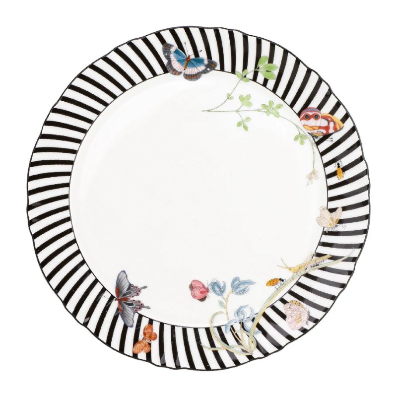 Tea Delight Kaleidoscope 27 cm Çizgili Yemek Tabağı