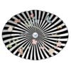 Tea Delight Kaleidoscope 32 cm Oval Tabak