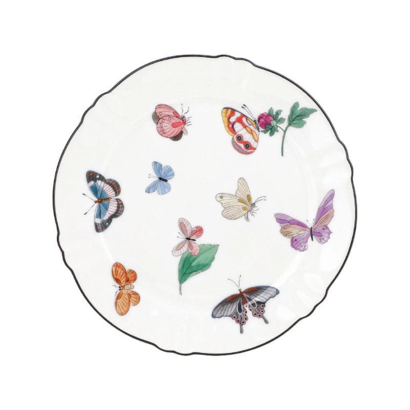 Tea Delight Kaleidoscope 18,5 cm Kelebek Desenli Tatlı Tabağı