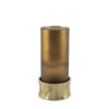 Bronz gold Alüminyum Dekoratif Mumluk 12x31