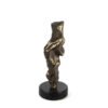 Bronz Siyah Granit Mumluk 24x10cm