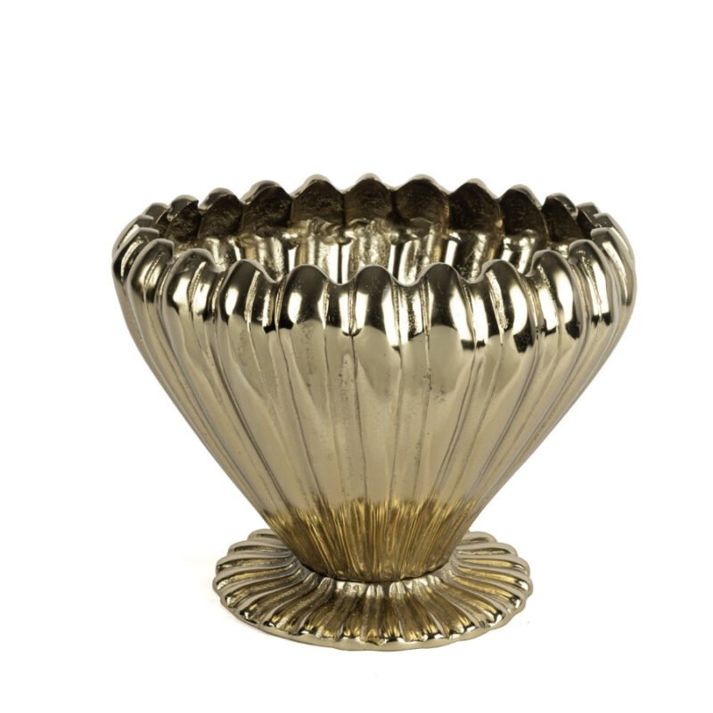 Gold Ayaklı Dek Vazo 34x26cm