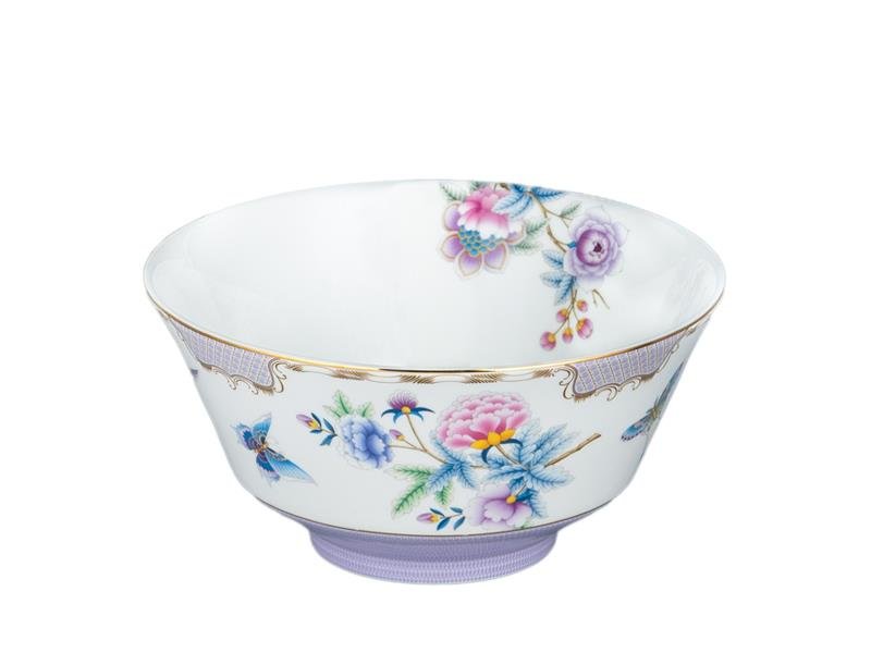 Tea Delight Papillons Purple Bol Kase 22 cm