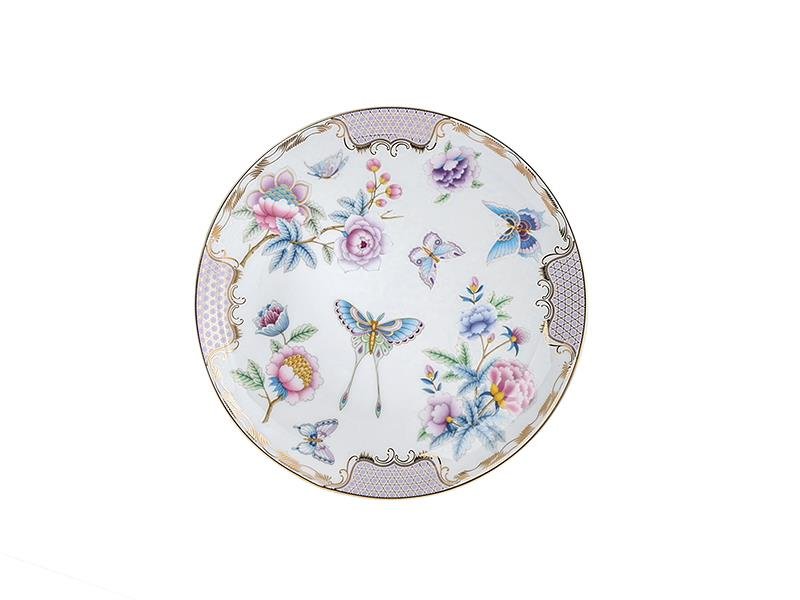 Tea Delight Papillons Purple Yemek Tabağı 17 cm